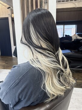 ヘアーアジール(hair agir) プリンが気にならない！インナーカラー