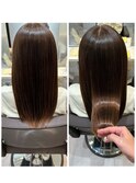 髪質改善トリートメント＋高濃度水素ケアカラー