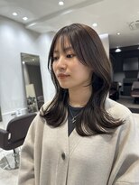 シュク 高円寺(SYUK)&nbsp;くびれミディアム/オリーブベージュ/髪質改善/SYUK高円寺/坂元