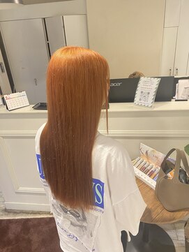 シェリー(Che'ri) オレンジベージュ×美髪×イメチェン(山崎)