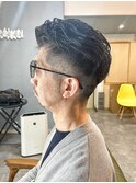 刈り上げ×フルバックパーマ