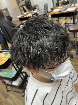 テーラヘアー 瑞江店(TELAHAIR) メンズ波巻きパーマ【TELAHAIR瑞江】