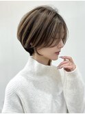 前髪ありショートボブ　40代50代60代［＃渋谷駅］