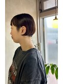 襟足刈り上げなミニミニボブ