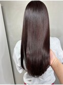 髪質改善＊くびレイヤーピンクベージュ＊美髪【Zina船橋】