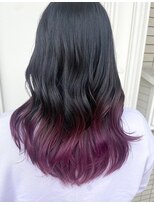 シャルティア(SHALLTIA) グラデーションカラー/裾カラー/ピンクパープル/ハイトーン