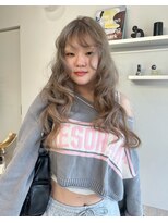 ステン(sten)&nbsp;ハイトーンロング/ミルクティーベージュ/ホワイトベージュ