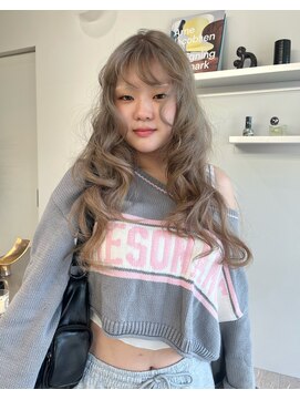 ステン(sten) ハイトーンロング/ミルクティーベージュ/ホワイトベージュ