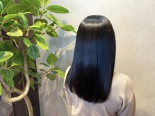 "メテオ取扱店"カラーと同時に髪質改善ができます♪補修効果あり