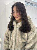 小顔に！ぷつっと♪軽すぎない顔周りレイヤーカット
