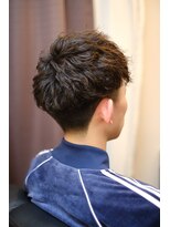 アモ(Amo) 【新富町】メンズツーブロック緩めツイストスパイラル