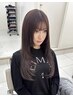 小顔カット+透明感カラー+艶TR 13200円→8900円