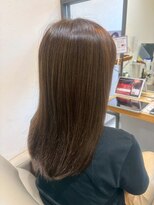 ヘア ルーナ バイ アプリーレ(hair lune by Aprire) 切りっぱなし似合わせカット大人可愛い前髪カットロングヘア