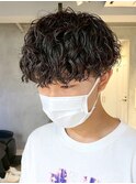 武蔵小杉波巻きパーマツイストスパイラルパーマセンターパート