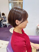 ハピネス 河原町店(Happiness)&nbsp;顔まわりカット　丸みショート　京都美容室　進詩織