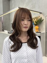 ザザ ZA/ZA 茗荷谷&nbsp;イエベ春におすすめ！ミルクティーベージュ/レイヤーカット