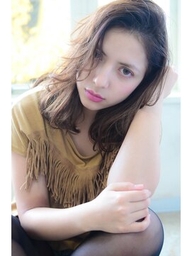 アリー 原宿 表参道(ALLY) [ALLY阿部]人気の透け感グレージュ×フレンジレイヤー