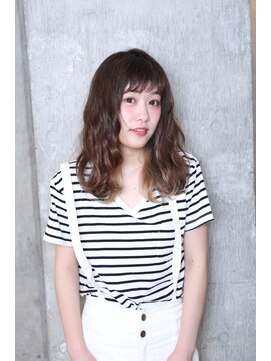 サロンドミルク 原宿(salon de MiLK) 【salon de MiLK 原宿】シースルー短めバング