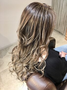 ネスタ ヘアー グラウンド(NESTA hair ground) ハイライト☆ミルクティーベージュ