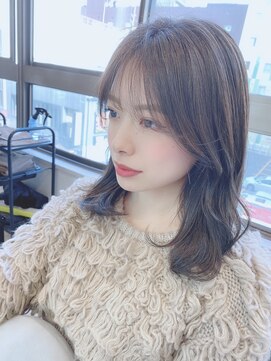ミョンシル 【myonsil】薄め前髪！シースルーバング