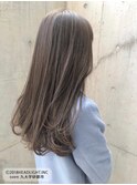 ***大人ベージュ***イメチェン外ハネボブ美髪ワイドバング