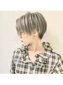 Coast.ハンサムショート×ブリーチデザインカラー