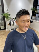 ヘアースタジオ ゼン(hair studio Zen) フェードかきあげ　men'style