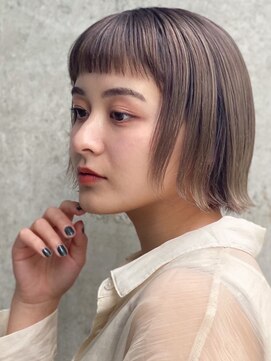 ノラ ウメダ(NORA UMEDA) 【NORA UMEDA 高木】大人可愛い小顔ミニボブ外国人風ハイライト