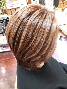 サロンドノア(Salon de NoA) ハイライト×シエナカラー