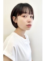ミチオ ノザワ ヘアサロン ギンザ(Michio Nozawa HAIR SALON Ginza)&nbsp;似合わせカット×耳掛け丸みボブ【瀧上丈司】