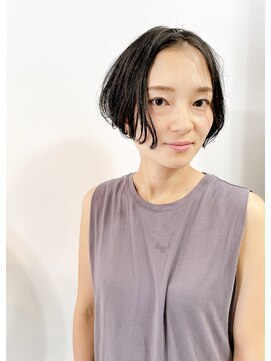 ヘアーサロン オーツー(HAIR SALON O+O) コンパクトな前髪長めショートスタイル