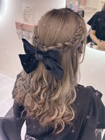 ヘア サロン クラン ソア 心斎橋店(hair salon clan soar) ハーフアップ 【クランソア】ヘアセット/ヘアメ/心斎橋