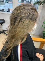 アローズ 荒尾店(arose)&nbsp;10代20代大人女性ハイライトカラー【透明感ベージュ】