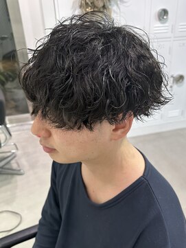 フィフス 天神大名(fifth) 波巻きスパイラルパーマツイストスパイラル刈り上げマッシュ眉毛