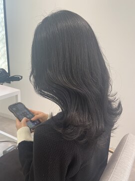 ヨーク(YOKE) 【 YOKE 】ミディアムくびれ小顔大人かわいい艶髪暗髪韓国