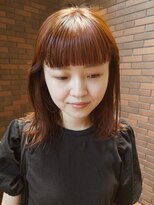 キー(kii)&nbsp;オレンジブラウン/ミディアム/福岡/20代/30代