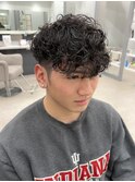 外国人風スペインカール
