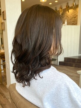 ミルティ(Myrtille) ミルティ☆ミディアムレイヤー×デジパー×コバルトアッシュ