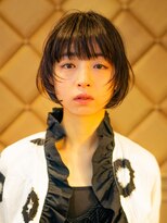 ベンジー 学芸大学店(benji)&nbsp;顔まわりにレイヤーを入れたショートボブ3