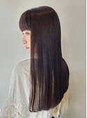 髪質改善トリートメント×ロングヘアー