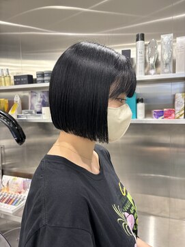 ゼスト 八王子店(ZEST) 就活カラー/実習カラー/黒髪/暗染め【藤野はるひ】