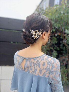 モアナ 逗子(MOANA) キレイめシニヨンおよばれアップ♪