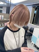 ルーブ トウキョウ(Loob. TOKYO) ショコラベージュ.ウルフカット.ミディアムレイヤー