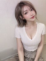 オリジンズヘアーセカンド 守谷店(Origins hair 2nd)&nbsp;ハイライト×グレージュカラー×メテオ酸熱TR