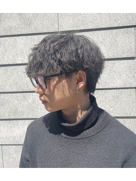 シェリム 栄(CHERIM) 伸ばしかけ波巻きパーマ