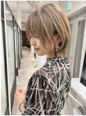 斜め45°も可愛いネオウルフ☆　ウルフカット