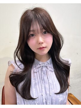 サロンドミルク 新百合ヶ丘店(salon de MiLK) ミルクティーベージュグレージュダブルカラー韓国ハイライト