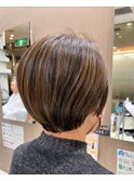 30代40代50代60代×ヘアマニキュア×ナチュラルボブ