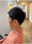 ツーブロショート