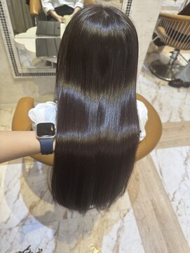 ロンドローズ 名古屋(Lond damaskRose) 顔周り ダブルカラー 名駅 ブリーチ 髪質改善 ボブ 韓国 877